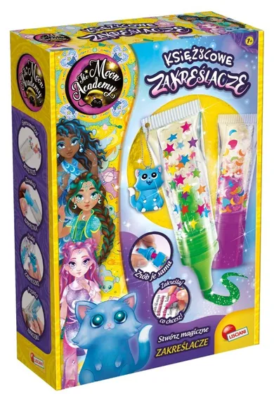 Lisciani, Moon Academy, Księżycowe zakreślacze, zestaw kreatywny