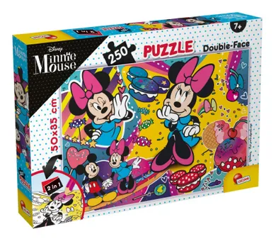 Lisciani, Myszka Minnie, puzzle dwustronne, 250 elementów