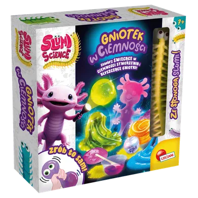 Lisciani, Slumi science, Gniotek w ciemności, zestaw do tworzenia gniotków