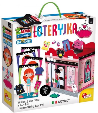 Lisciani, Zabawa i Edukacja, Mój pierwszy butik, gra edukacyjna
