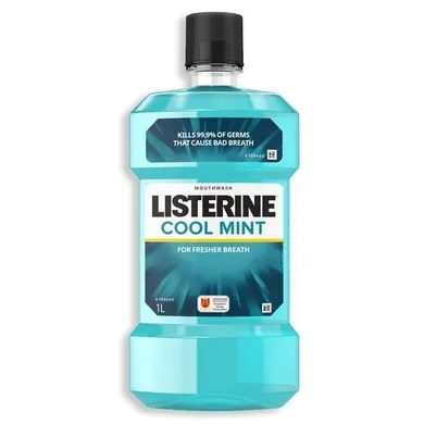 Listerine, Cool Mint, płyn przeciw kamieniowi nazębnemu, 1000 ml