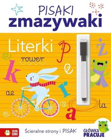 Literki. Pisaki zmazywaki
