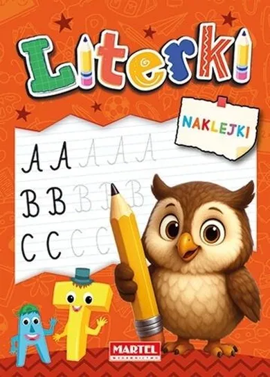 Literki z naklejkami