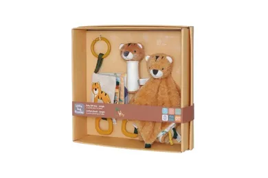 Little Big Friends, Dżungla, zestaw prezentowy dla niemowlaka, zabawki sensoryczne
