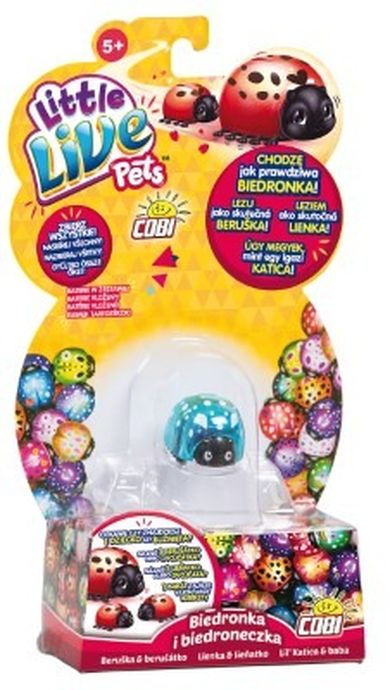 Little Live Pets, Biedronka i biedroneczka, śnieżynka, zabawka interaktywna