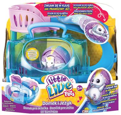 Little Live Pets, Jeżyk Gwiazdka z domkiem, zabawka interaktywna