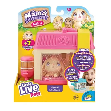 Little Live Pets, Mama Surprise Mini, Królik, mama i małe króliczki, zabawka interaktywna