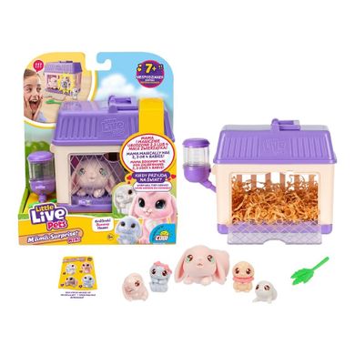 Little Live Pets, Mama Surprise Mini, Królik, mama i małe króliczki, zabawka interaktywna