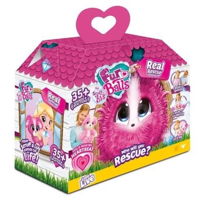 Little Live Pets, Scruff-a-Luvs, Fur Balls, My Real Rescue Pink, zabawka interaktywna