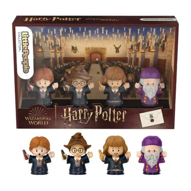 Little People Collector, Harry Potter i Kamień filozoficzny, 4-pak figurek, zestaw kolekcjonerski