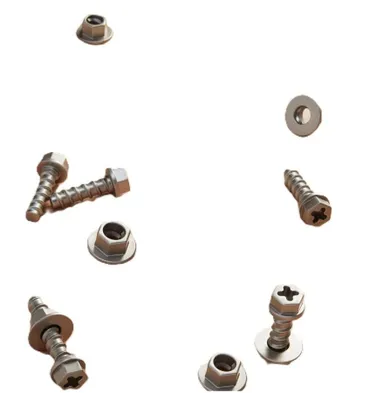 Little Tikes, Creative Construction, Nuts and Bolts, zestaw śrubek i nakrętek, 24 elementy