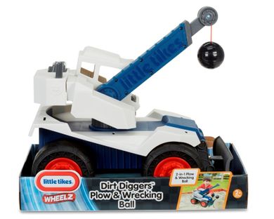 Little Tikes, Dirt Digger, buldożer z kulą do burzenia