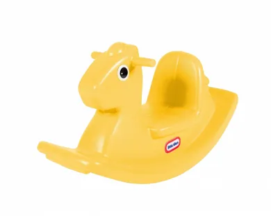 Little Tikes, koń na biegunach, żółty