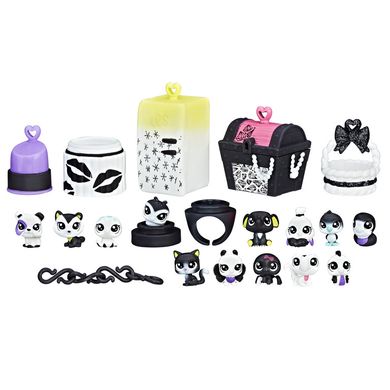 Littlest Pet Shop, Black&White, zestaw 13 zwierzaków