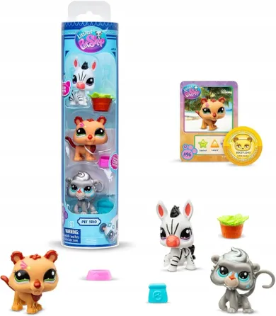 Littlest Pet Shop, Pet Trio, zestaw 3 figurek