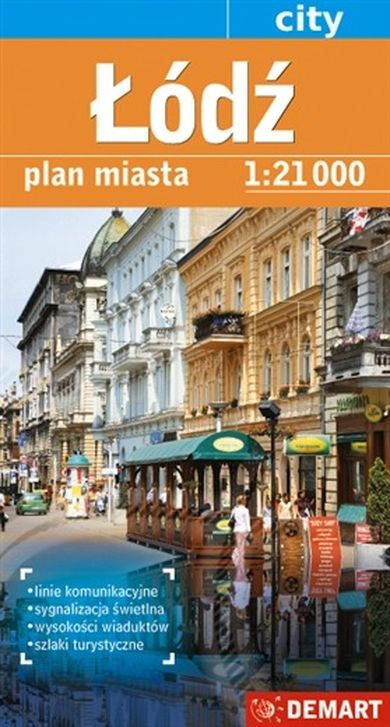 Łódź. Plan miasta 1:21 000
