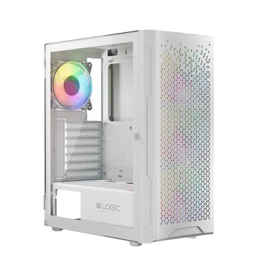Logic Concept, Aramis ARGB Midi, obudowa komputerowa, USB 3.0, biała