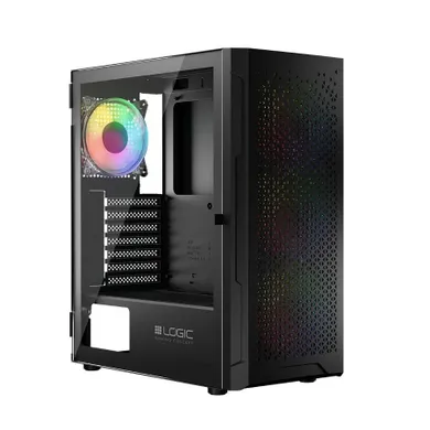 Logic Concept, Aramis ARGB Midi, obudowa komputerowa, USB 3.0, czarna