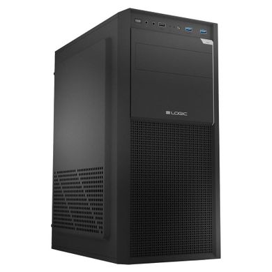 Logic, obudowa komputerowa, J23 PRO USB-C, czarna