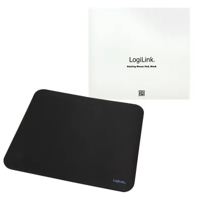 LogiLink, podkładka pod mysz dla graczy, czarna