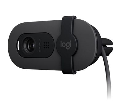 Logitech, Brio 100, webcam, kamerka internetowa, black