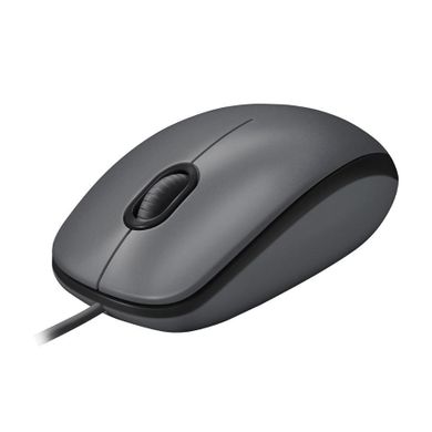Logitech, M100, mysz, black