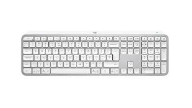 Logitech, MX Keys S US, klawiatura, grey