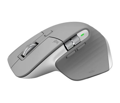 Logitech, MX Master 3, mysz optyczna, szara