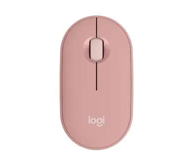 Logitech, mysz bezprzewodowa, M350s, różowa