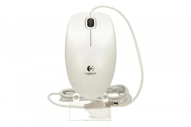 Logitech, mysz optyczna B100 OEM 910-003360 White