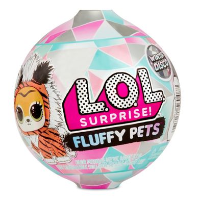 L.O.L. Surprise, Winter Disco, Fluffy Pets, zimowe zwierzątka niespodzianka, 1 szt.
