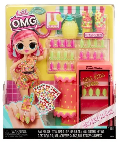 L.O.L. Surprise, O.M.G. Sweet Nails™, Pinky Pops Fruit Shop, lalka modowa