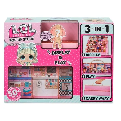 L.O.L. Surprise, Pop-Up Store, domek, walizka dla lalek