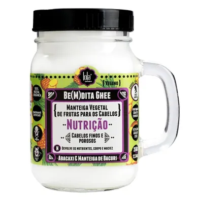 Lola Cosmetics, Be(M)dita Ghee, odżywcza maska do włosów z ananasem i masłem bacuri, 350g