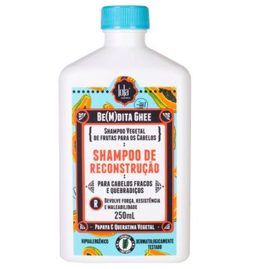 Lola Cosmetics, Be(M)dita Ghee, regenerujący szampon do włosów z papają i keratyną, 250 ml