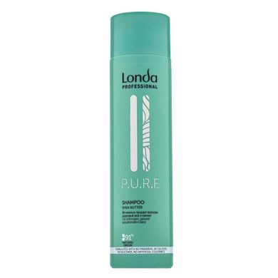 Londa Professional, P.U.R.E Shampoo, wegański szampon z masłem shea, 250 ml
