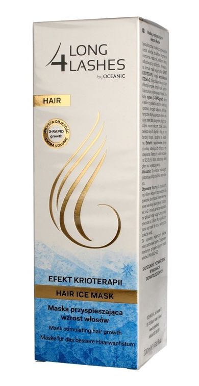Long4Lashes, Efekt Krioterapii, maska przyspieszająca wzrost włosów, 200 ml
