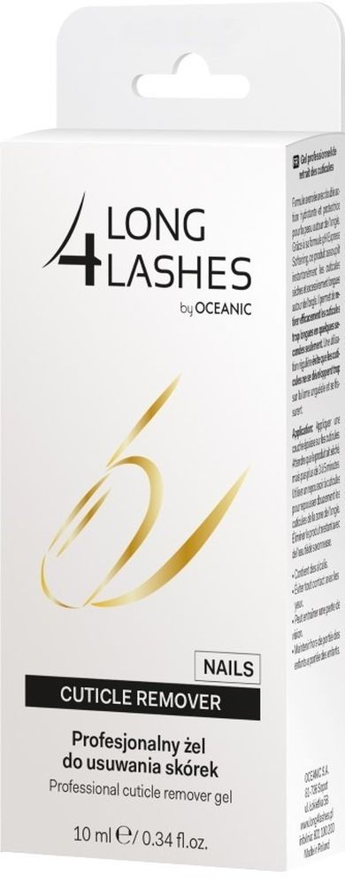 Long4Lashes, Nails, profesjonalny żel do usuwania skórek, 10 ml