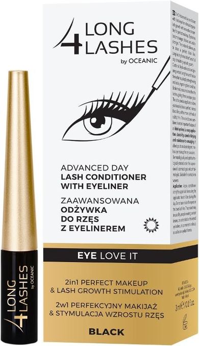 Long4Lashes, zaawansowana odżywka do rzęs z eyelinerem, 3 ml