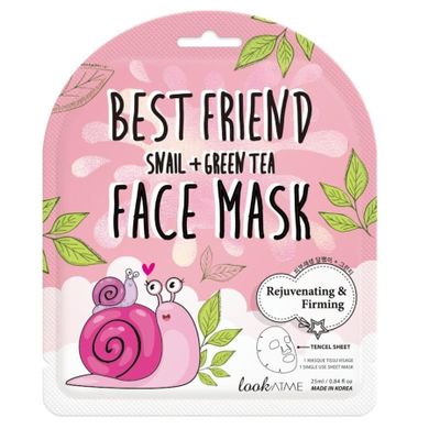 Look At Me, Best Friend Face Mask, odmładzająca maska w płachcie, 25 ml