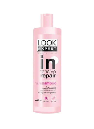 Look expert, szampon regeneracyjny do włosów suchych i zniszczonych, 400 ml