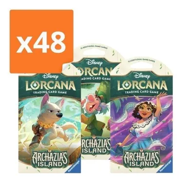 Lorcana, Disney, Archazia's Island, Booster, gra karciana, 48 szt.