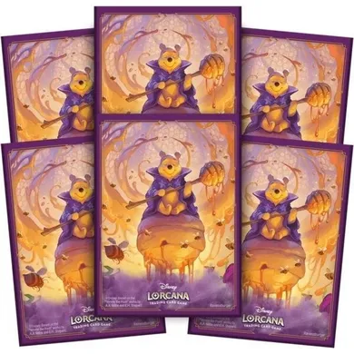 Lorcana, Disney, Azurite Sea, Sleeves, koszulki na karty, Kubuś Puchatek