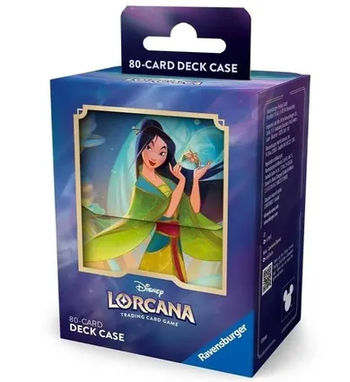 Lorcana, Disney, Fabled, Deck Box, pudełko na karty, Mulan