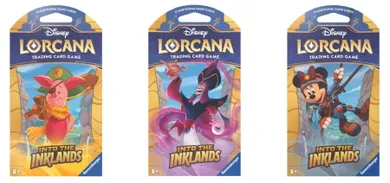 Lorcana, Disney, Into the Inklands, Booster Pack, gra karciana, booster, 1 szt.