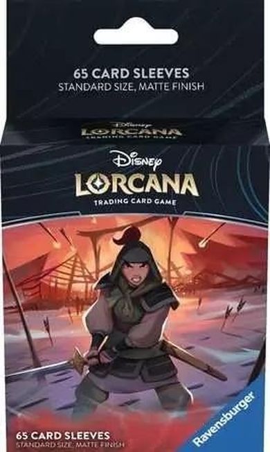 Lorcana, Disney, Rise Of The Floodborn, Sleeves, koszulki na karty, Mulan