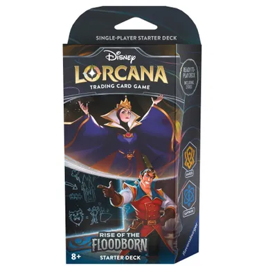 Lorcana, Disney, Rise Of The Floodborn, Starter Deck, gra karciana