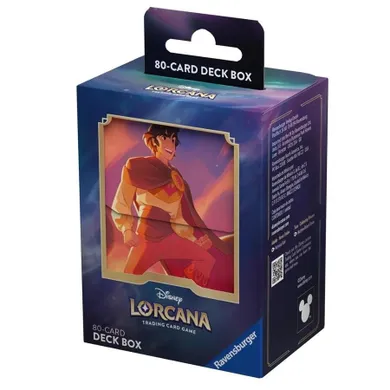 Lorcana, Disney, Shimmering Skies, Deck Case, pudełko na karty