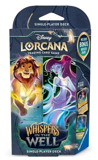 Lorcana, Disney, Whispers in the Well, Starter Deck, gra karciana