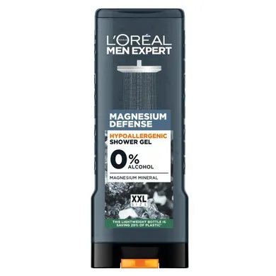 L'Oreal, Men Expert, żel pod prysznic, magnesium defense, 400 ml